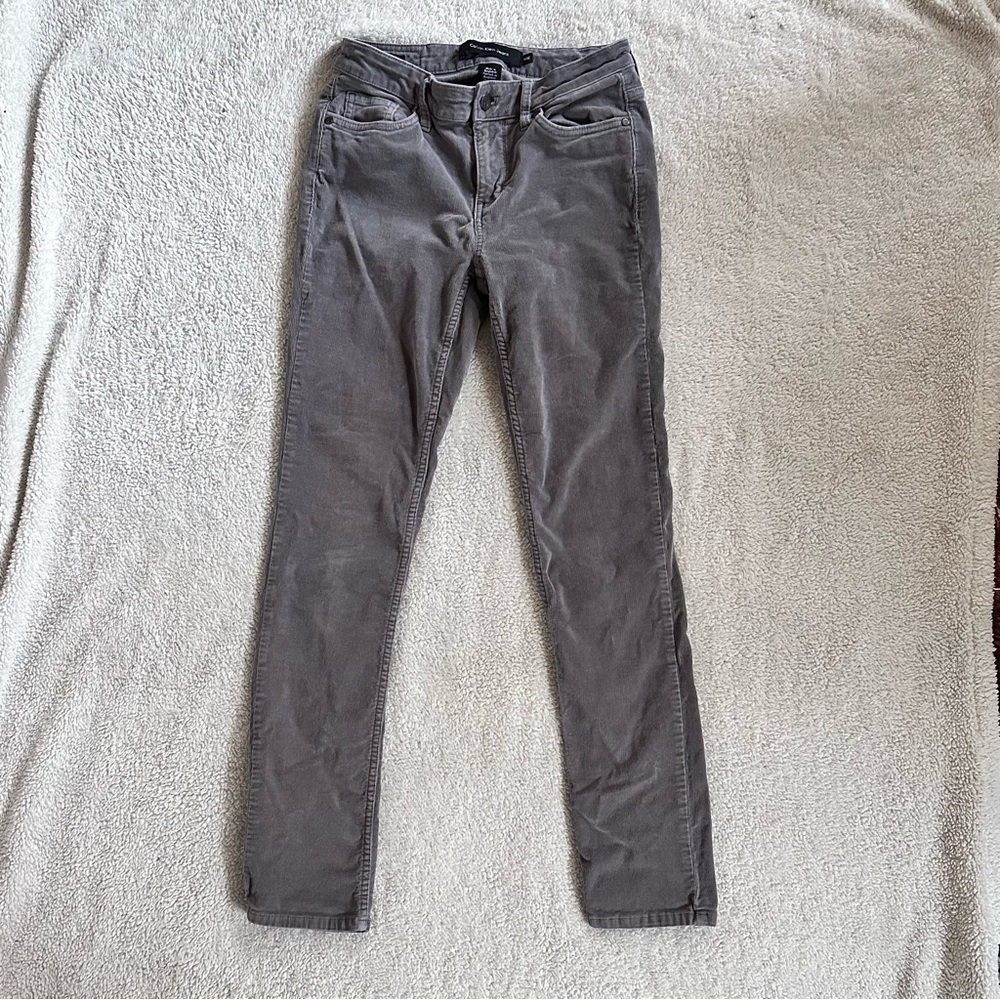 Women’s Calvin Klein Gray Corduroy Jeans